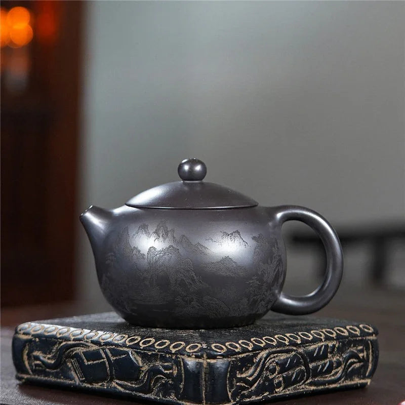 Teko Zisha Yixing [Periuk Shanshui Xishi] (Shi Huang - 400ml)