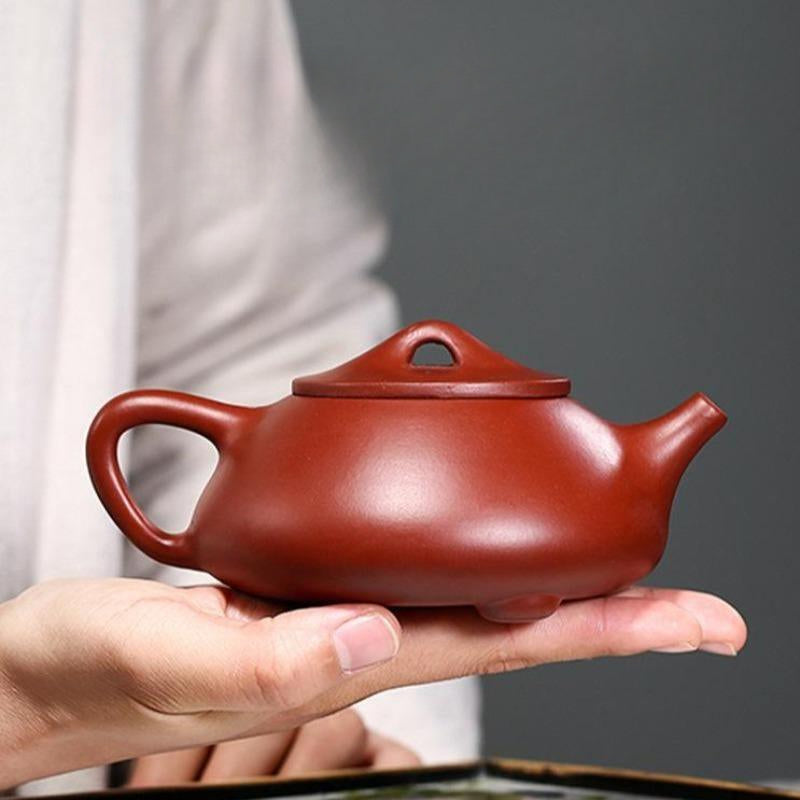 Yixing Zisha Teapot [Shi Piao] (Dahongpao - 220ml) - YIQIN TEA HOUSE | yiqinteahouse.com | 200-300ml, teapot, teaware, zisha teapot