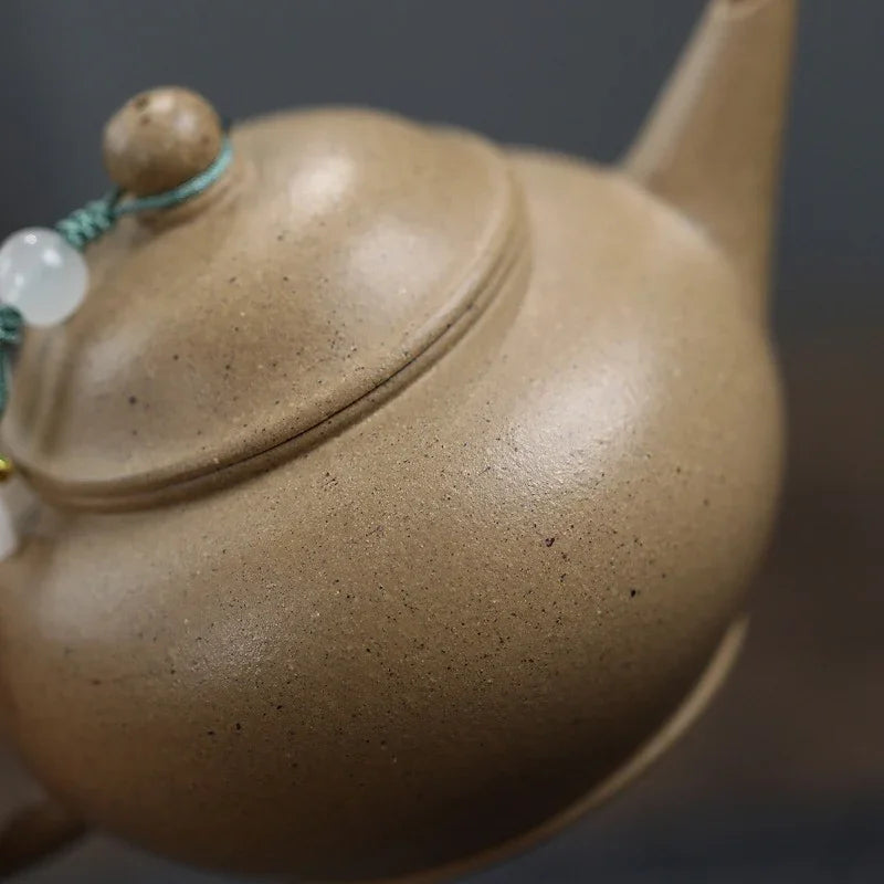 Yixing Zisha Teapot [Shui Ping] (Bensan Lu Ni - 150ml) - YIQIN TEA HOUSE | yiqinteahouse.com | <200ml, teapot, teaware, zisha teapot