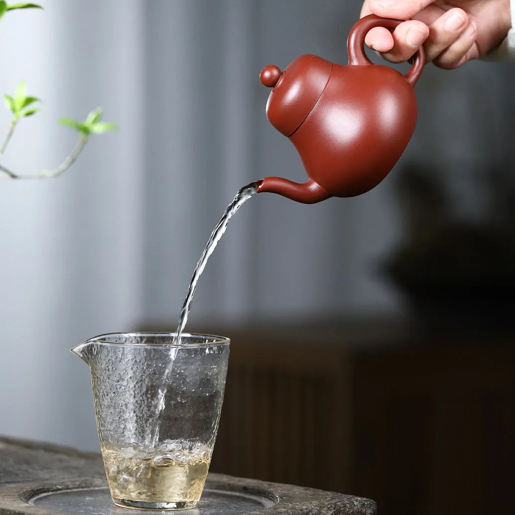 Yixing Zisha Teapot [Si Ting] (Dahongpao -170ml) - YIQIN TEA HOUSE | yiqinteahouse.com | <200ml, new arrival, teapot, teaware, zisha teapot