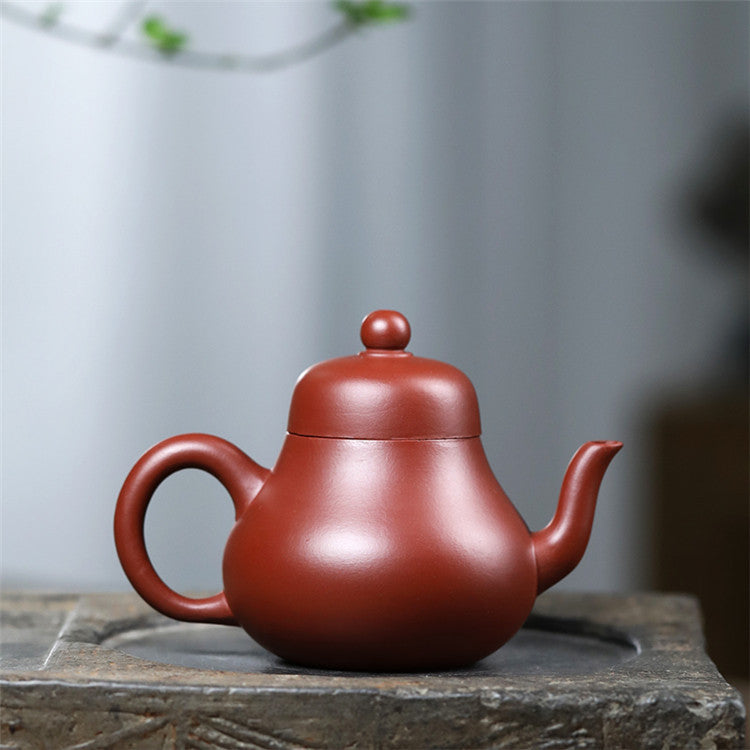 Yixing Zisha Teapot [Si Ting] (Dahongpao -170ml) - YIQIN TEA HOUSE | yiqinteahouse.com | <200ml, new arrival, teapot, teaware, zisha teapot