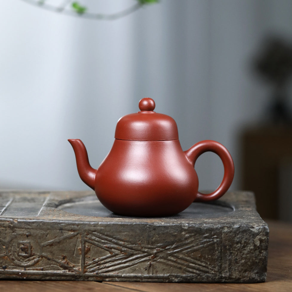 Yixing Zisha Teapot [Si Ting] (Dahongpao -170ml) - YIQIN TEA HOUSE | yiqinteahouse.com | <200ml, new arrival, teapot, teaware, zisha teapot