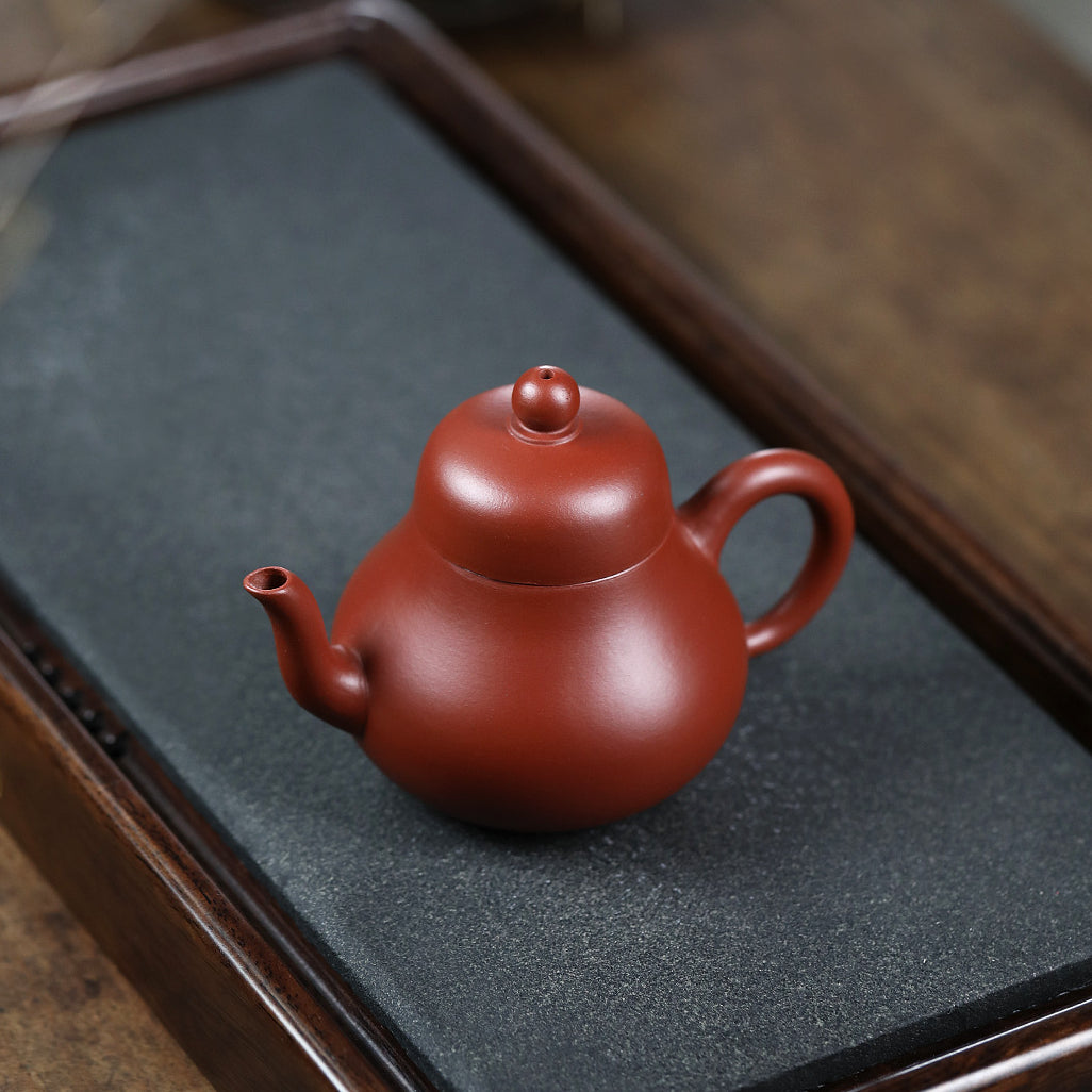 Yixing Zisha Teapot [Si Ting] (Dahongpao -170ml) - YIQIN TEA HOUSE | yiqinteahouse.com | <200ml, new arrival, teapot, teaware, zisha teapot