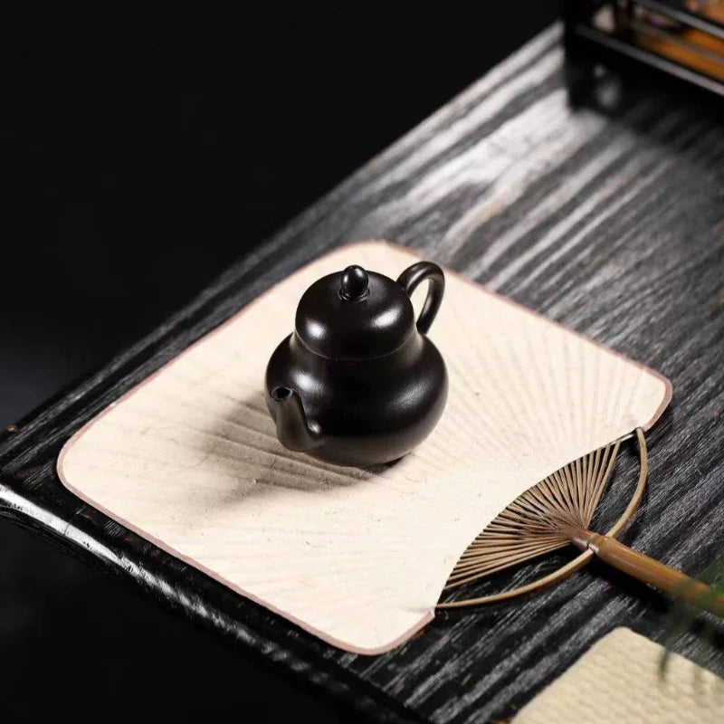 Teko Yixing Zisha [Si Ting] (Dahongpao Hitam Abu - 170ml)