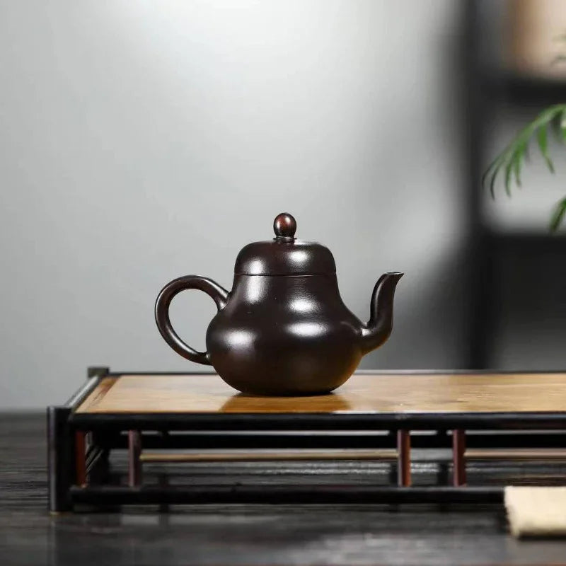 Teko Yixing Zisha [Si Ting] (Dahongpao Hitam Abu - 170ml)