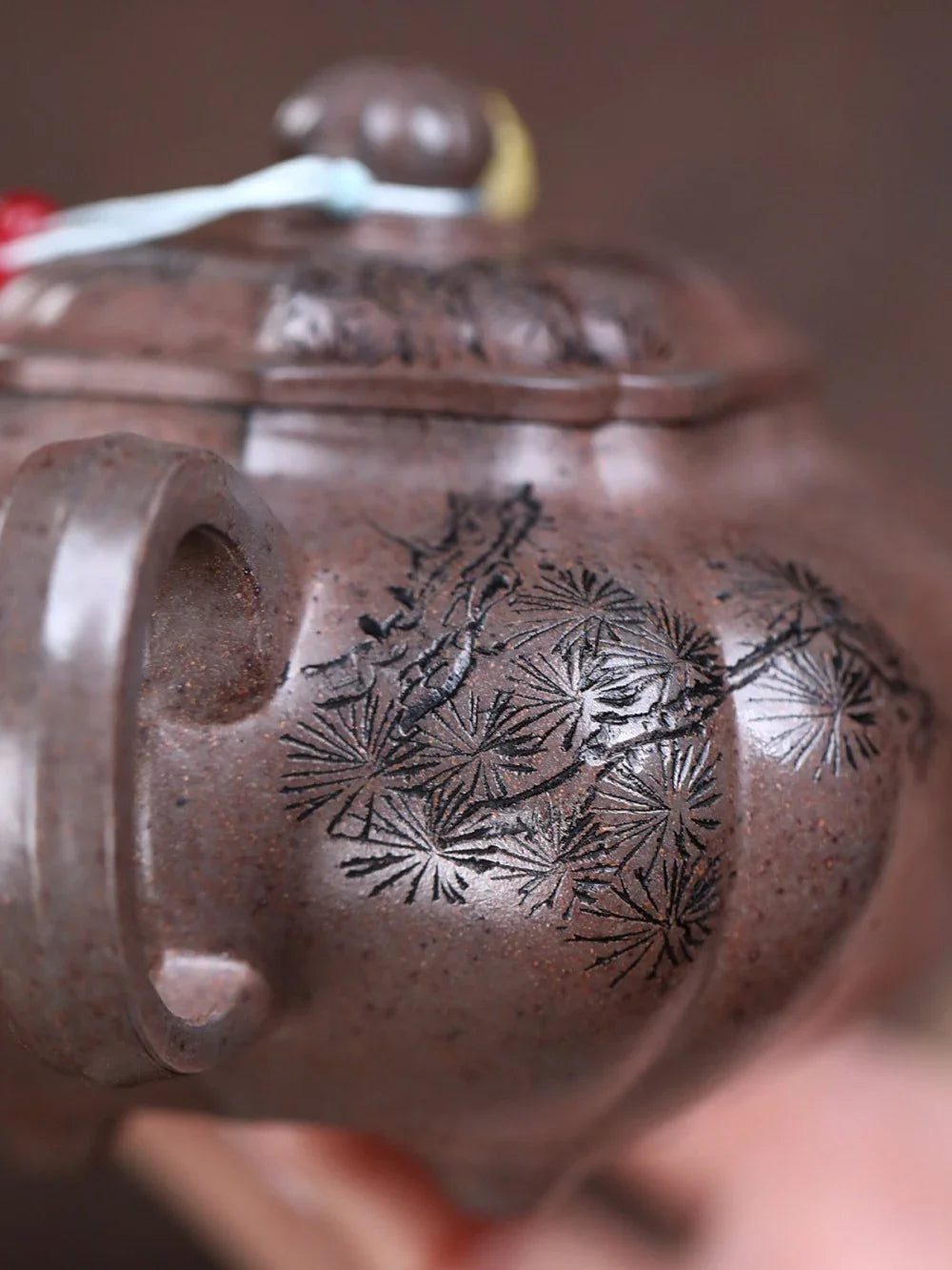 Teko Yixing Zisha [Sifang Chuan Lu Pot] (Qinghui Duan Firewood Fired - 270ml)