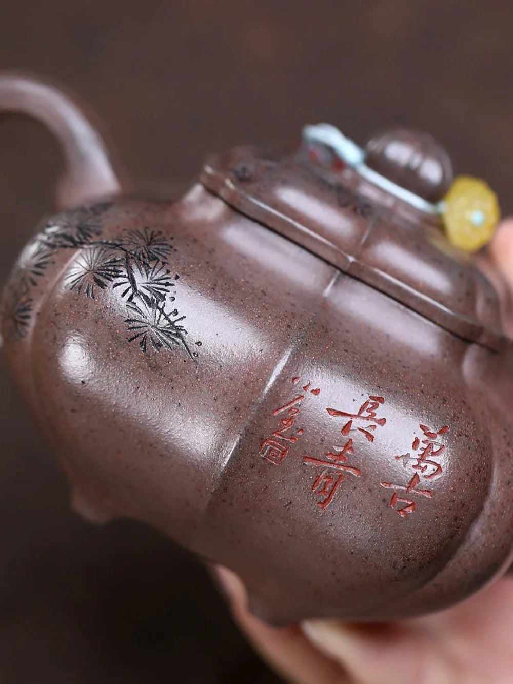 Teko Yixing Zisha [Sifang Chuan Lu Pot] (Qinghui Duan Firewood Fired - 270ml)