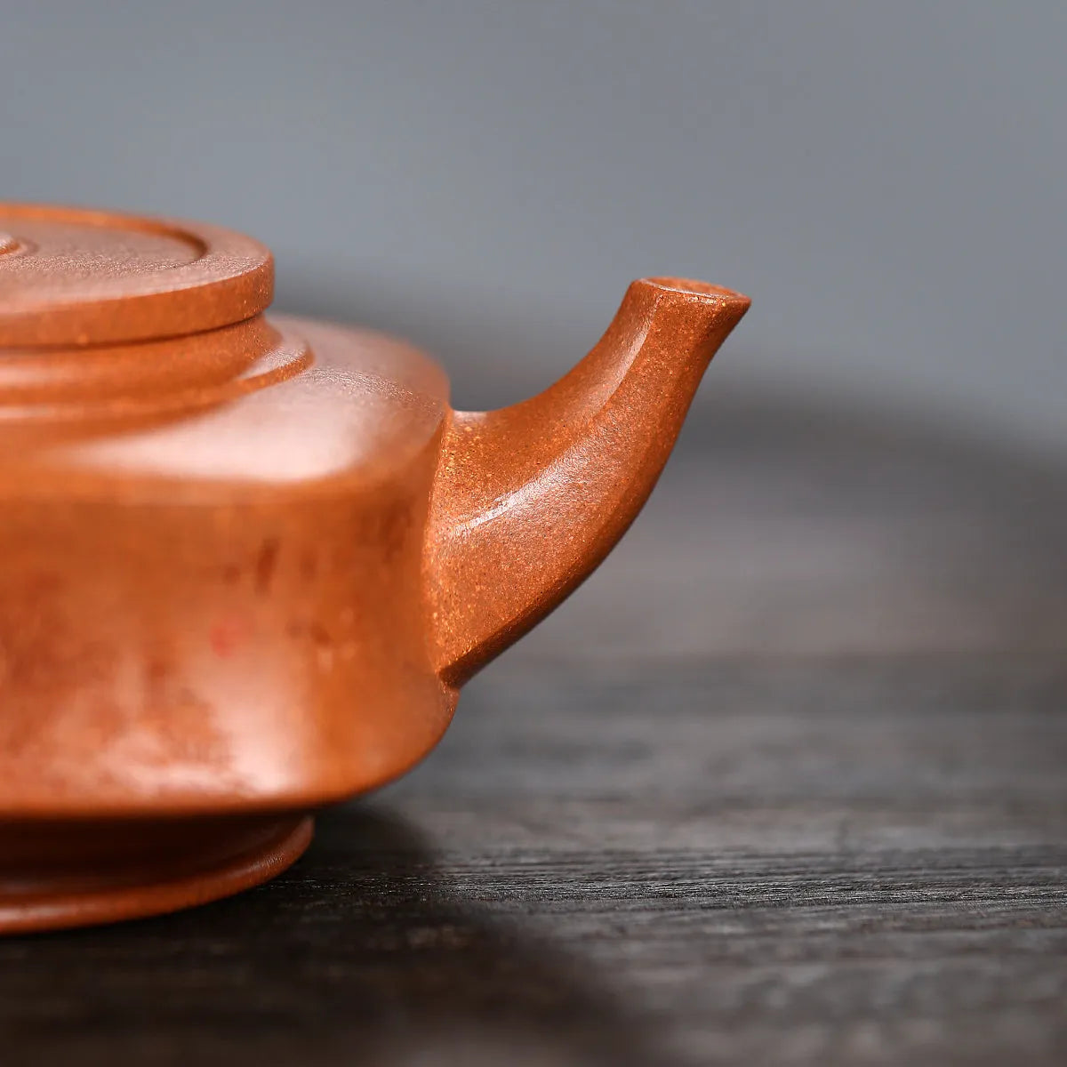 Yixing Zisha Teapot [Sifang Zhou Pan] (Hong Jiang Po Ni - 270ml) - YIQIN TEA HOUSE | yiqinteahouse.com | 200-300ml, new arrival, teapot, teaware, zisha teapot