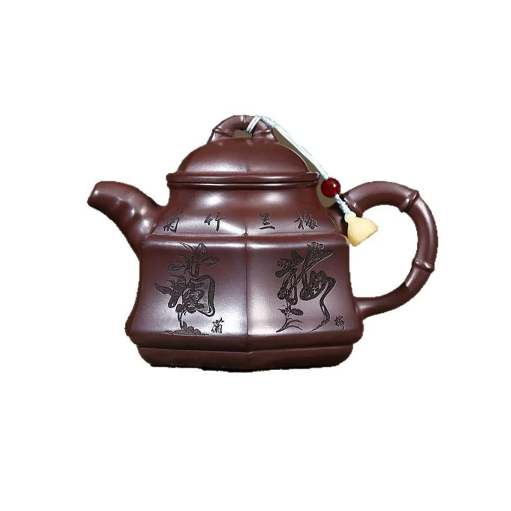 Teko Zisha Yixing [Sijunzi Zhu Ding] (Shi Hong - 310ml)