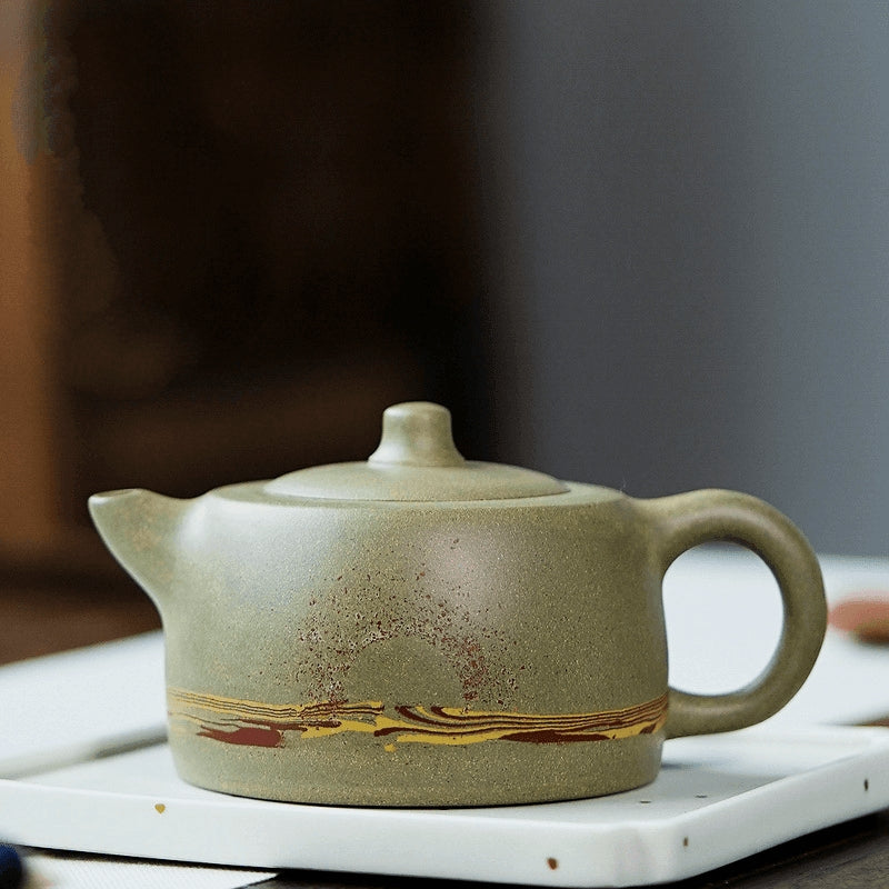 Yixing Zisha Teapot [Skyline] (Douqing Sha - 290ml) - YIQIN TEA HOUSE | yiqinteahouse.com | 200-300ml, teapot, teaware, zisha teapot