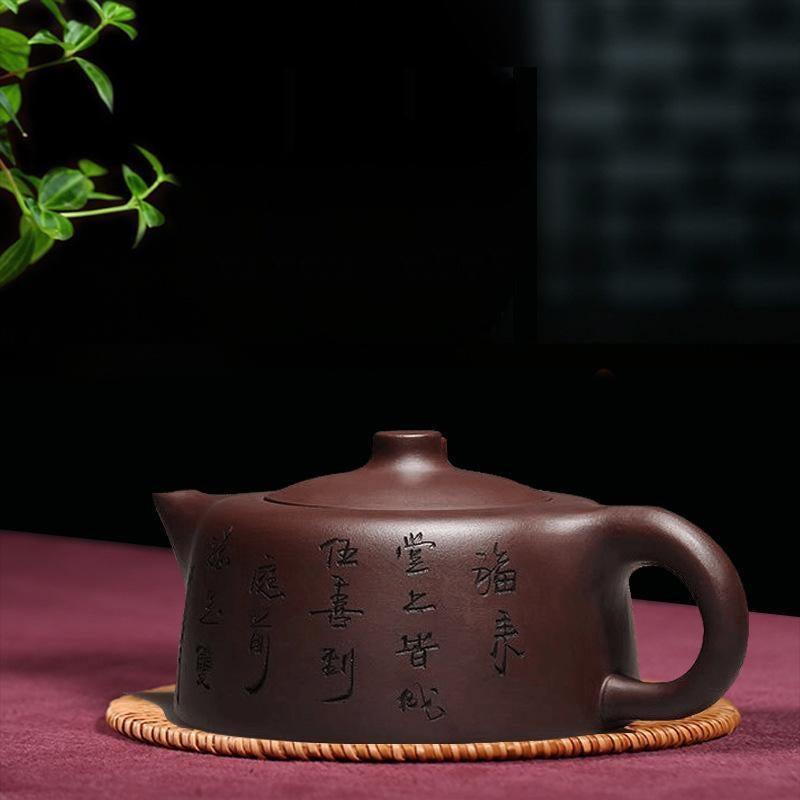 Yixing Zisha Teapot [Skyline] (Zi Ni - 300ml) - YIQIN TEA HOUSE | yiqinteahouse.com | 200-300ml, teapot, teaware, zisha teapot