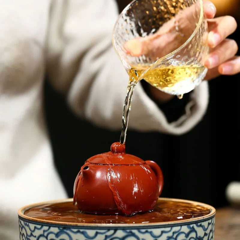 Yixing Zisha Teapot [Small Xishi Pot] (Dahongpao - 120ml) - YIQIN TEA HOUSE | yiqinteahouse.com | <200ml, teapot, teaware, zisha teapot