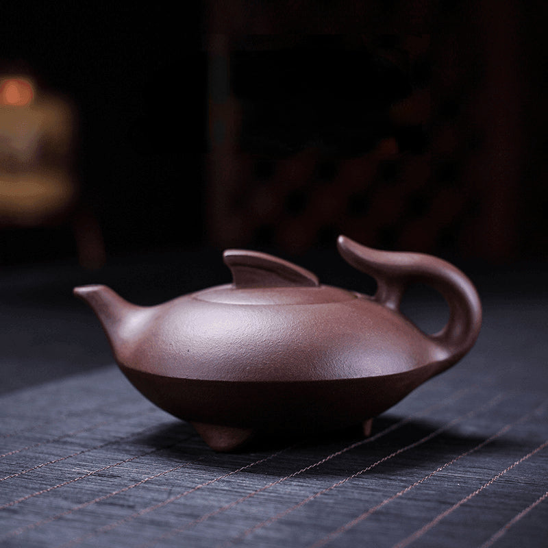 Yixing Zisha Teapot [Smooth & Fine] (Zi Ni - 240ml) - YIQIN TEA HOUSE | yiqinteahouse.com | 200-300ml, teapot, teapot hot picks, teaware, zisha teapot