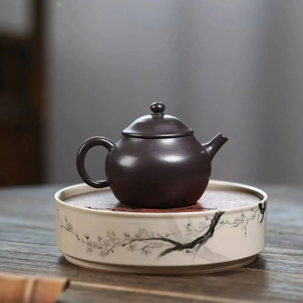 Teko Yixing Zisha [Straw Hat Pot] (Tian Qing Ni - 150ml)