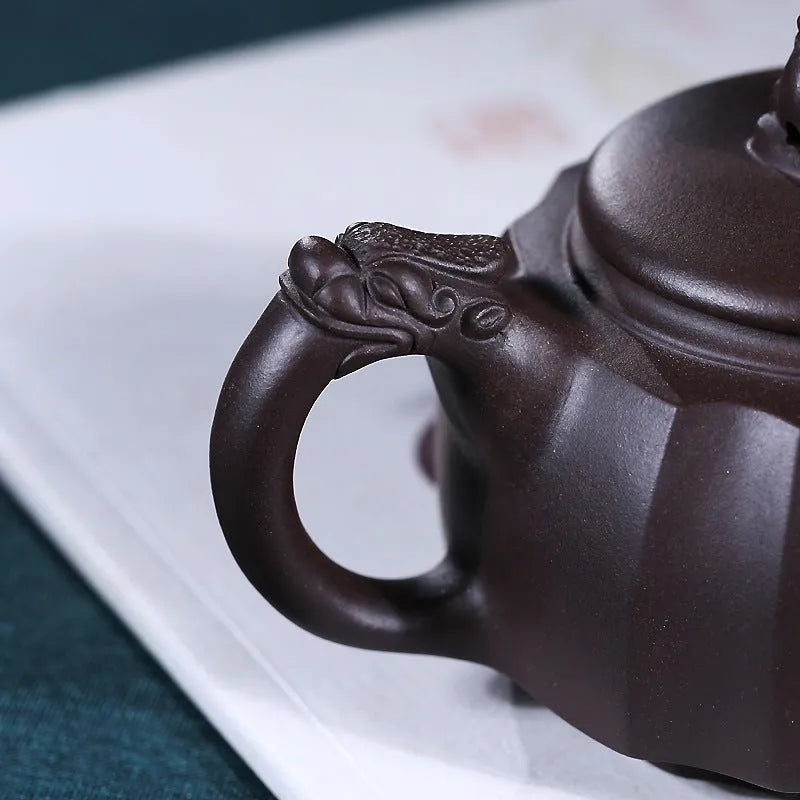 Yixing Zisha Teapot [The Dragon] (Lao Zi Ni - 330ml) - YIQIN TEA HOUSE | yiqinteahouse.com | >300ml, new arrival, teapot, teaware, zisha teapot