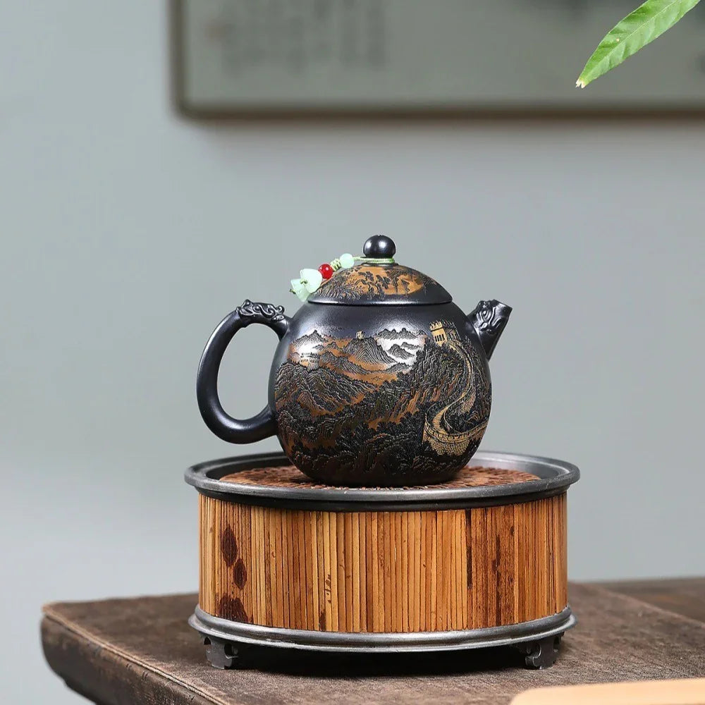 yixing-zisha-teapot-the-great-wall-shi-huang-320ml-yiqin-tea-house-yiqinteahouse-com-2 - YIQIN TEA HOUSE 一沁茶舍 yiqinteahouse.com