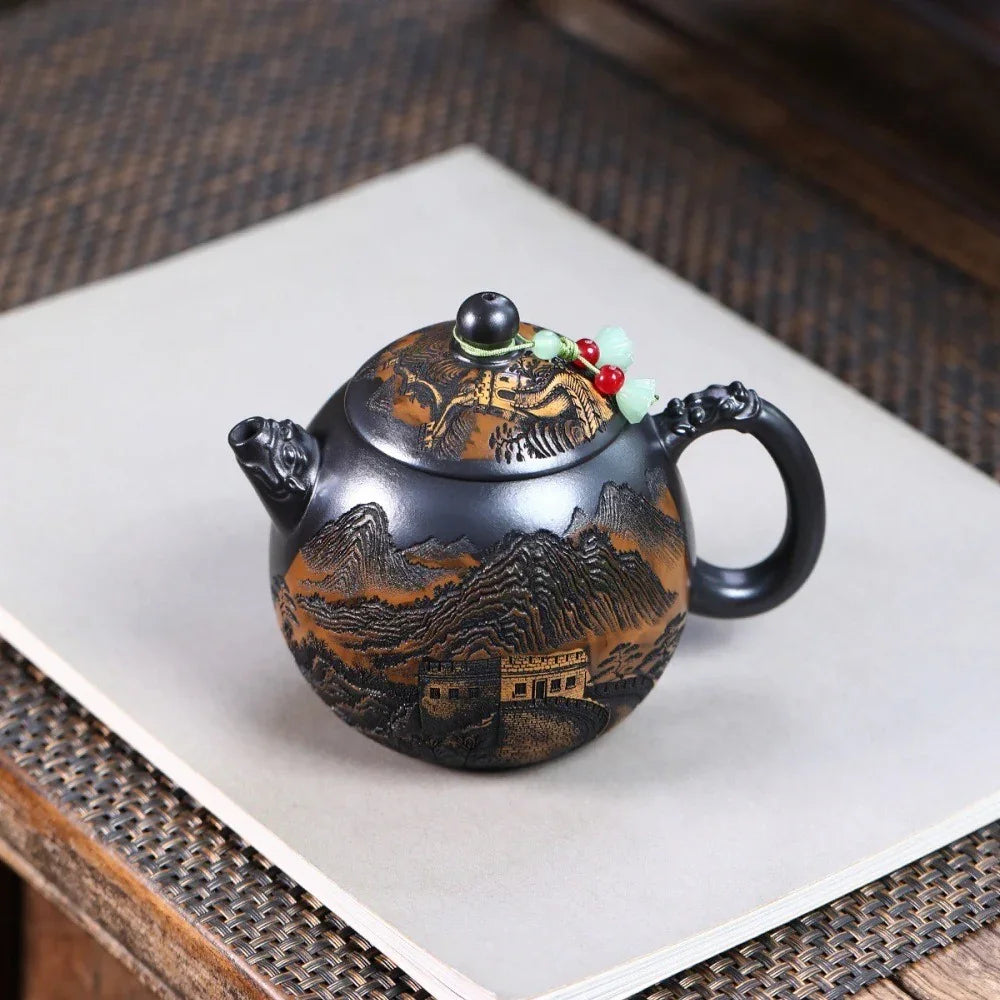 yixing-zisha-teapot-the-great-wall-shi-huang-320ml-yiqin-tea-house-yiqinteahouse-com-3 - YIQIN TEA HOUSE 一沁茶舍 yiqinteahouse.com