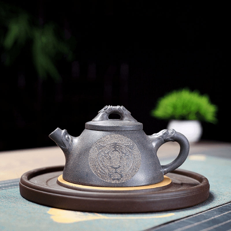 Yixing Zisha Teapot [The King] (Qing Duan Ni - 190ml) - YIQIN TEA HOUSE | yiqinteahouse.com | <200ml, teapot, teaware, zisha teapot