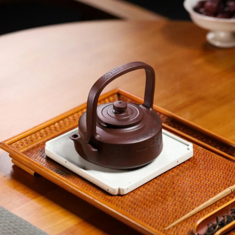 Yixing Zisha Teapot [Tibi Tiliang] (Zi Ni - 370ml) - YIQIN TEA HOUSE | yiqinteahouse.com | >300ml, teapot, teaware, zisha teapot