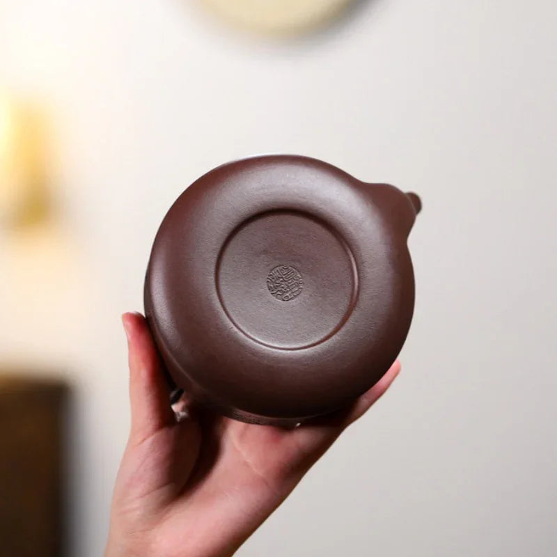 Yixing Zisha Teapot [Tibi Tiliang] (Zi Ni - 370ml) - YIQIN TEA HOUSE | yiqinteahouse.com | >300ml, teapot, teaware, zisha teapot