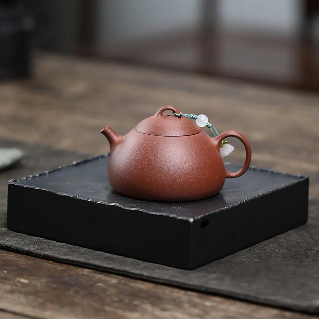 Yixing Zisha Teapot [Wendan] (Jiang Po Ni - 140ml) - YIQIN TEA HOUSE | yiqinteahouse.com | <200ml, teapot, teaware, zisha teapot