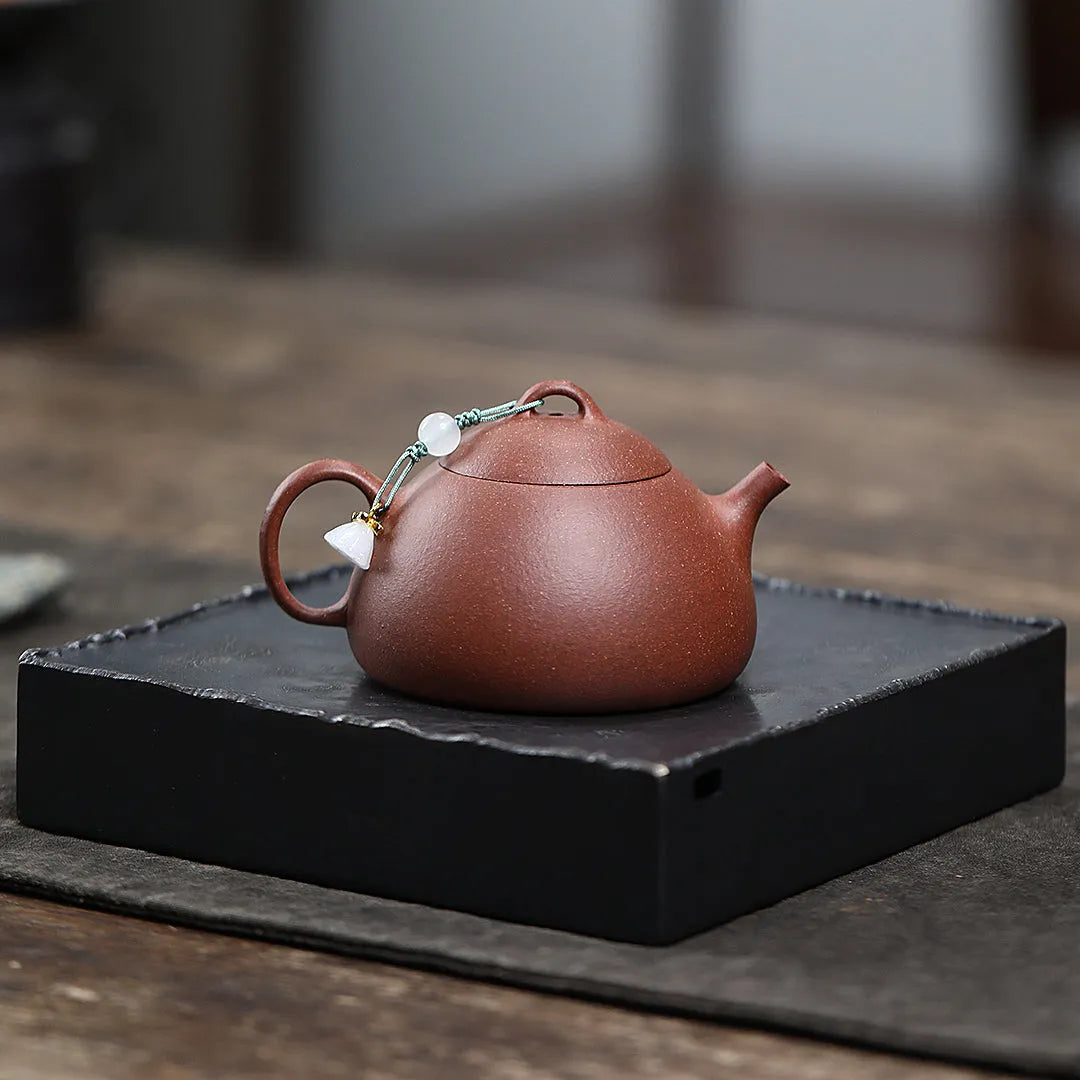 Yixing Zisha Teapot [Wendan] (Jiang Po Ni - 140ml) - YIQIN TEA HOUSE | yiqinteahouse.com | <200ml, teapot, teaware, zisha teapot