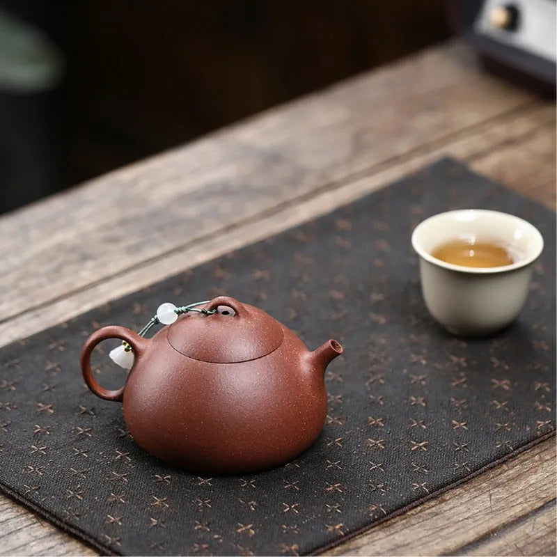 Yixing Zisha Teapot [Wendan] (Jiang Po Ni - 140ml) - YIQIN TEA HOUSE | yiqinteahouse.com | <200ml, teapot, teaware, zisha teapot