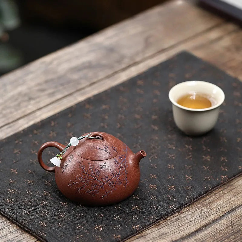 Yixing Zisha Teapot [Wendan] (Jiang Po Ni - 140ml) - YIQIN TEA HOUSE | yiqinteahouse.com | <200ml, teapot, teaware, zisha teapot