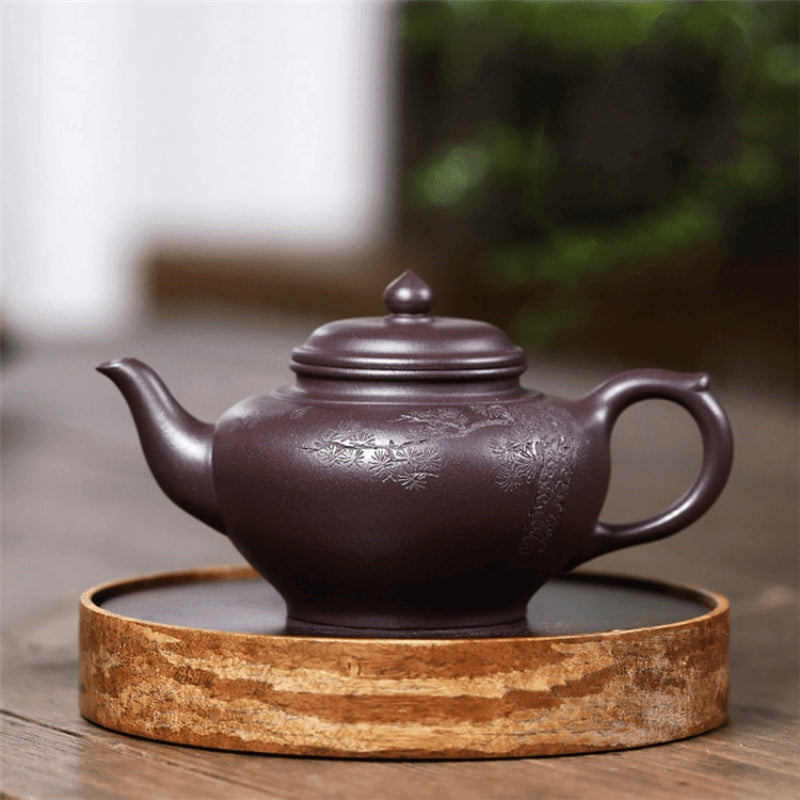 Yixing Zisha Teapot [Xiao Ying] (Lao Zi Ni - 260ml) - YIQIN TEA HOUSE | yiqinteahouse.com | 200-300ml, new arrival, teapot, teaware, zisha teapot