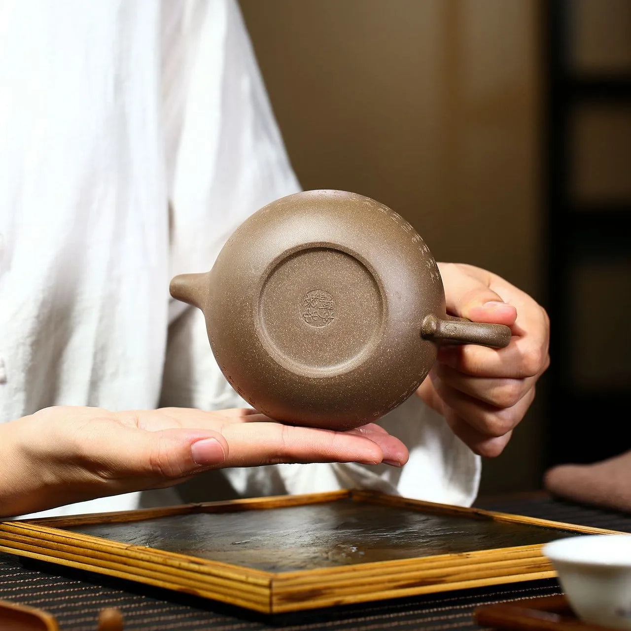 Yixing Zisha Teapot [Xinjing Fanggu] (Duan Ni - 280ml) - YIQIN TEA HOUSE | yiqinteahouse.com | 200-300ml, new arrival, teapot, teaware, zisha teapot