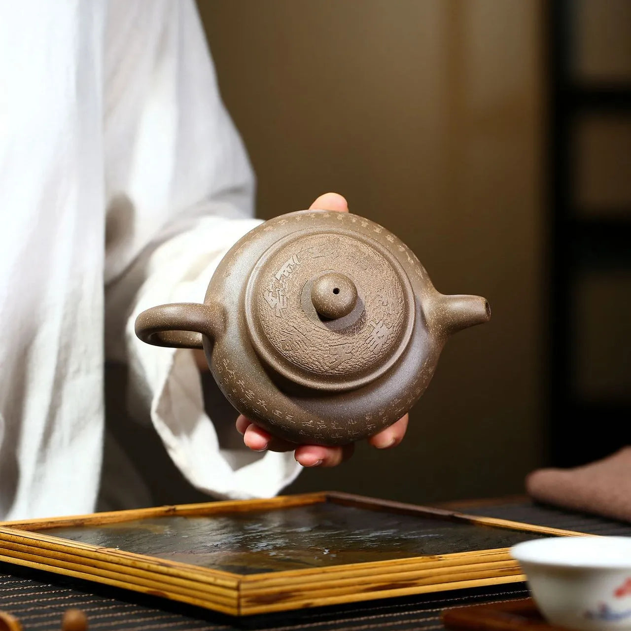 Yixing Zisha Teapot [Xinjing Fanggu] (Duan Ni - 280ml) - YIQIN TEA HOUSE | yiqinteahouse.com | 200-300ml, new arrival, teapot, teaware, zisha teapot