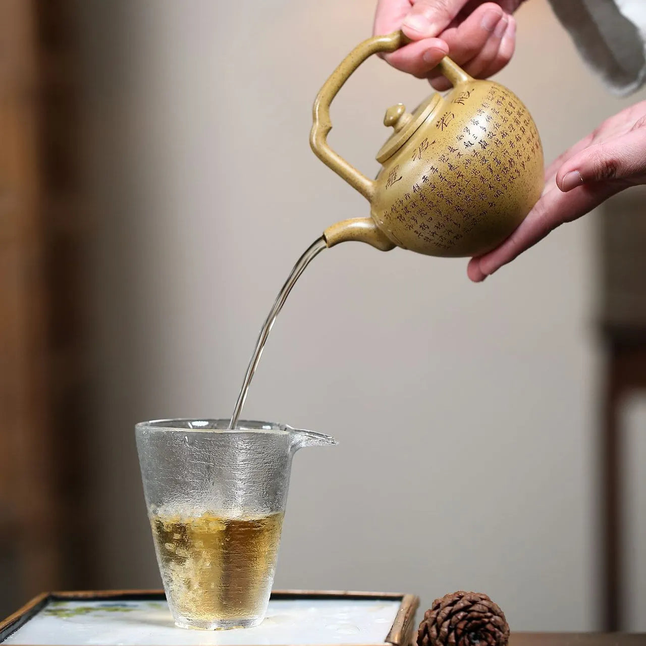 Yixing Zisha Teapot [Xinjing Tiliang] (Duan Ni Firewood Fired- 280ml) - YIQIN TEA HOUSE | yiqinteahouse.com | 200-300ml, new arrival, teapot, teaware, zisha teapot