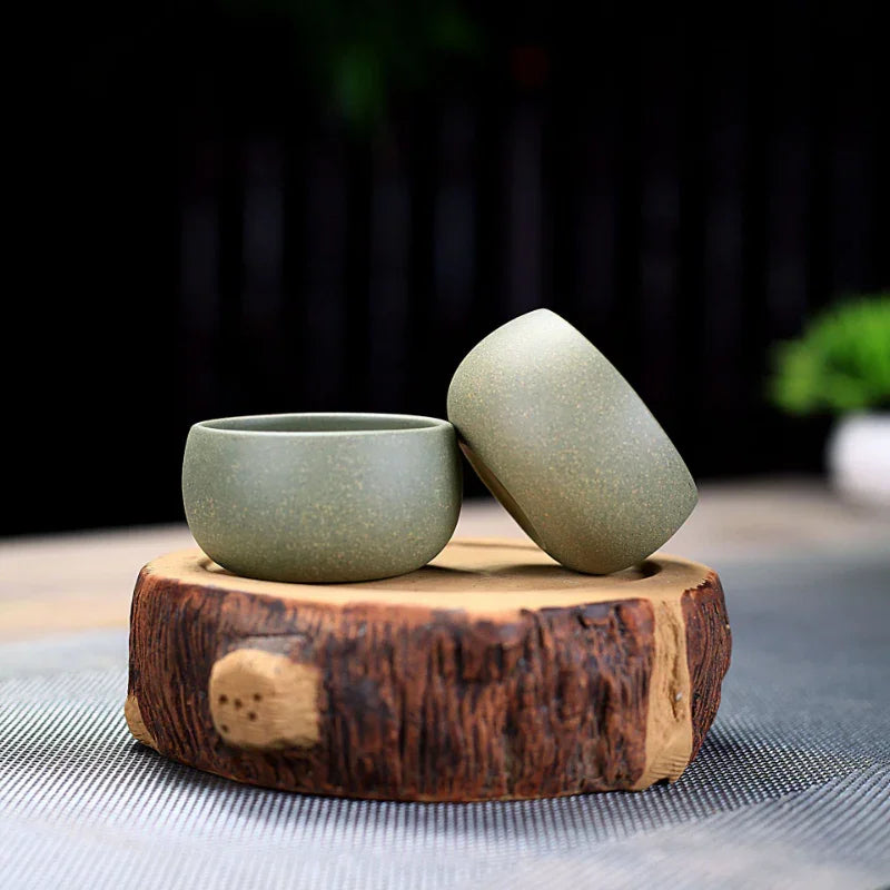 Teko Zisha Yixing [Periuk Xishi] (Douqing Sha/Jiao Ni - 190ml)