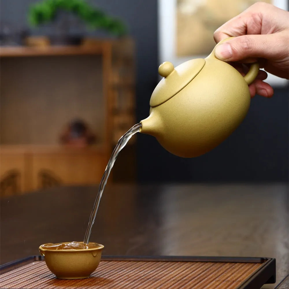 Yixing Zisha Teapot [Xishi Pot] (Duan Ni - 300/430ml) - YIQIN TEA HOUSE | yiqinteahouse.com | 200-300ml, >300ml, new arrival, teapot, teaware, zisha teapot