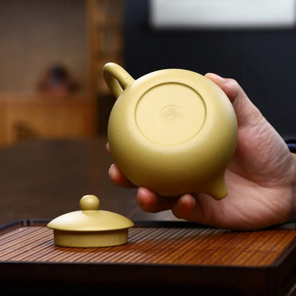 Yixing Zisha Teapot [Xishi Pot] (Duan Ni - 300/430ml) - YIQIN TEA HOUSE | yiqinteahouse.com | 200-300ml, >300ml, new arrival, teapot, teaware, zisha teapot