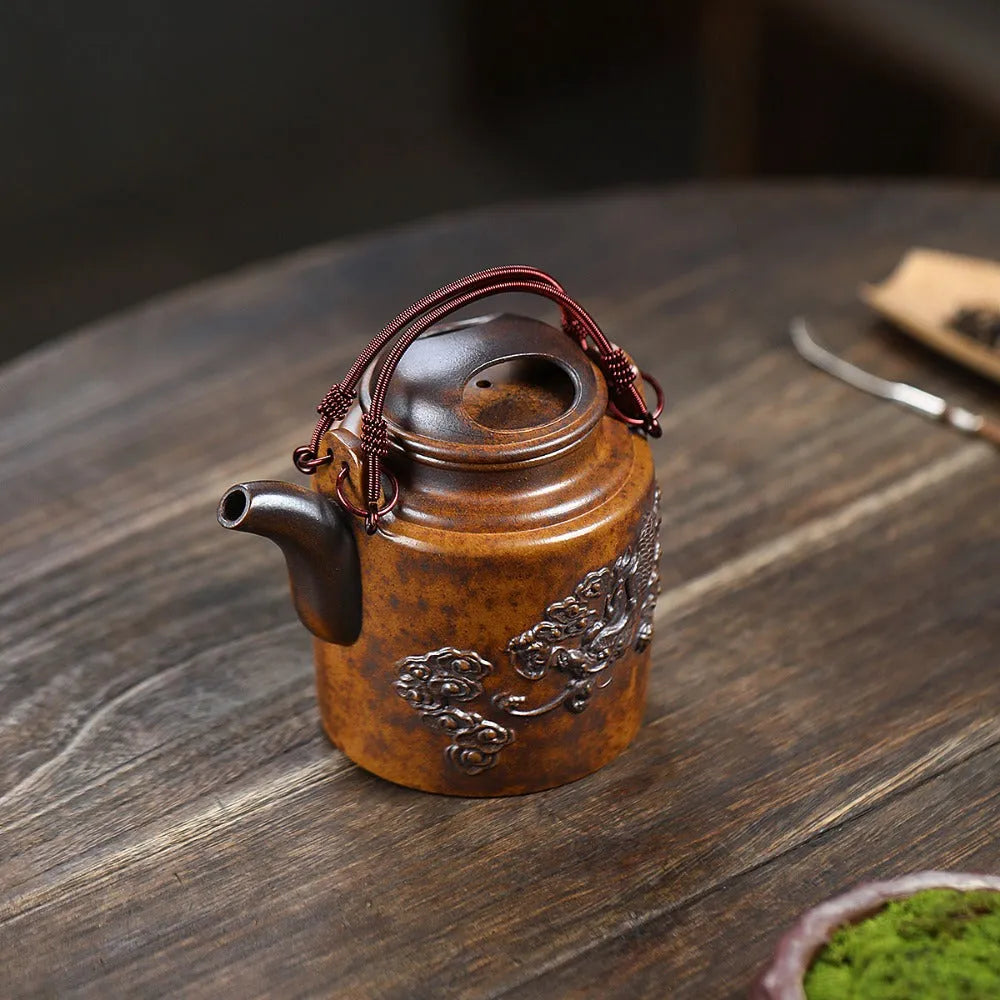 Yixing Zisha Teapot [Yang Tong] (High Temperature Duan Ni Fired - 450ml) - YIQIN TEA HOUSE | yiqinteahouse.com | >300ml, new arrival, teapot, teaware, zisha teapot