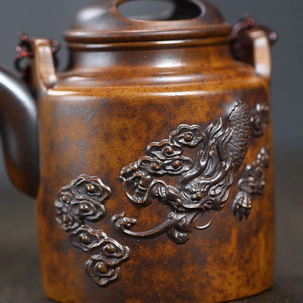 Yixing Zisha Teapot [Yang Tong] (High Temperature Duan Ni Fired - 450ml) - YIQIN TEA HOUSE | yiqinteahouse.com | >300ml, new arrival, teapot, teaware, zisha teapot