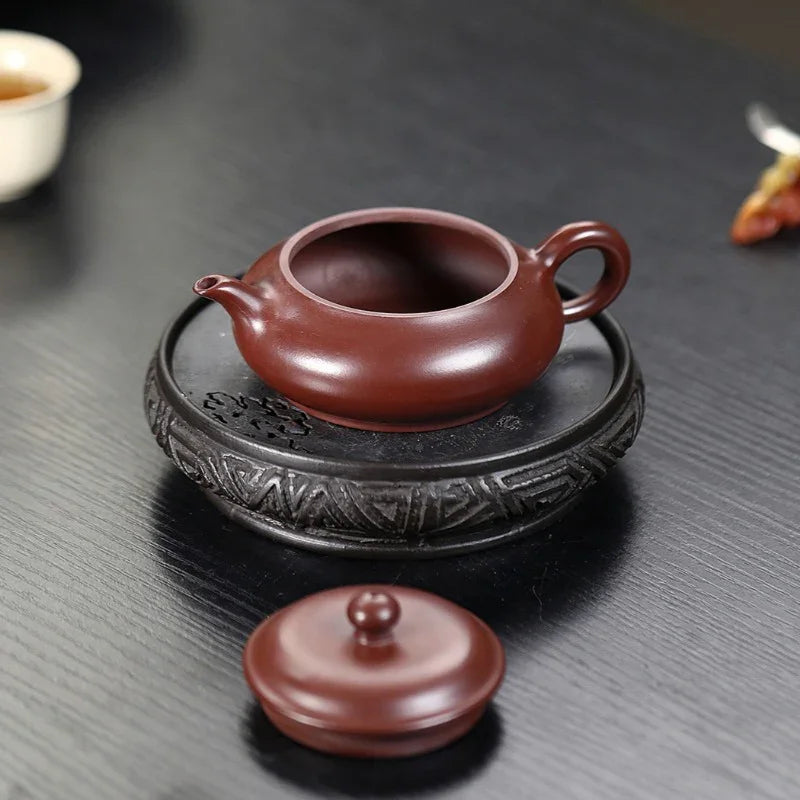Yixing Zisha Teapot [Yun Lu] (Zi Ni - 140ml) - YIQIN TEA HOUSE | yiqinteahouse.com | <200ml, teapot, teaware, zisha teapot