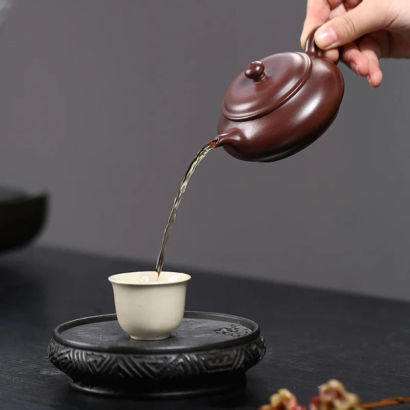 Yixing Zisha Teapot [Yun Lu] (Zi Ni - 140ml) - YIQIN TEA HOUSE | yiqinteahouse.com | <200ml, teapot, teaware, zisha teapot