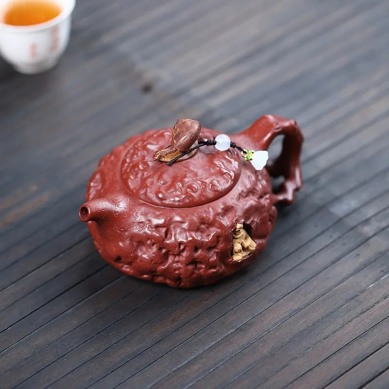 Yixing Zisha Teapot [Zen Gong Chun] (Dahongpao - 220ml) - YIQIN TEA HOUSE | yiqinteahouse.com | 200-300ml, teapot, teaware, zisha teapot