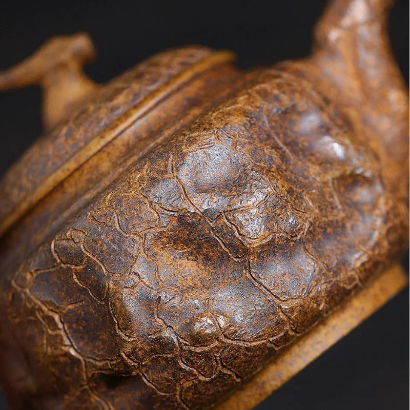 Yixing Zisha Teapot [Zen Gong Chun] (Duan Ni Firewood Firing - 320ml) - YIQIN TEA HOUSE | yiqinteahouse.com | >300ml, teapot, teaware, zisha teapot