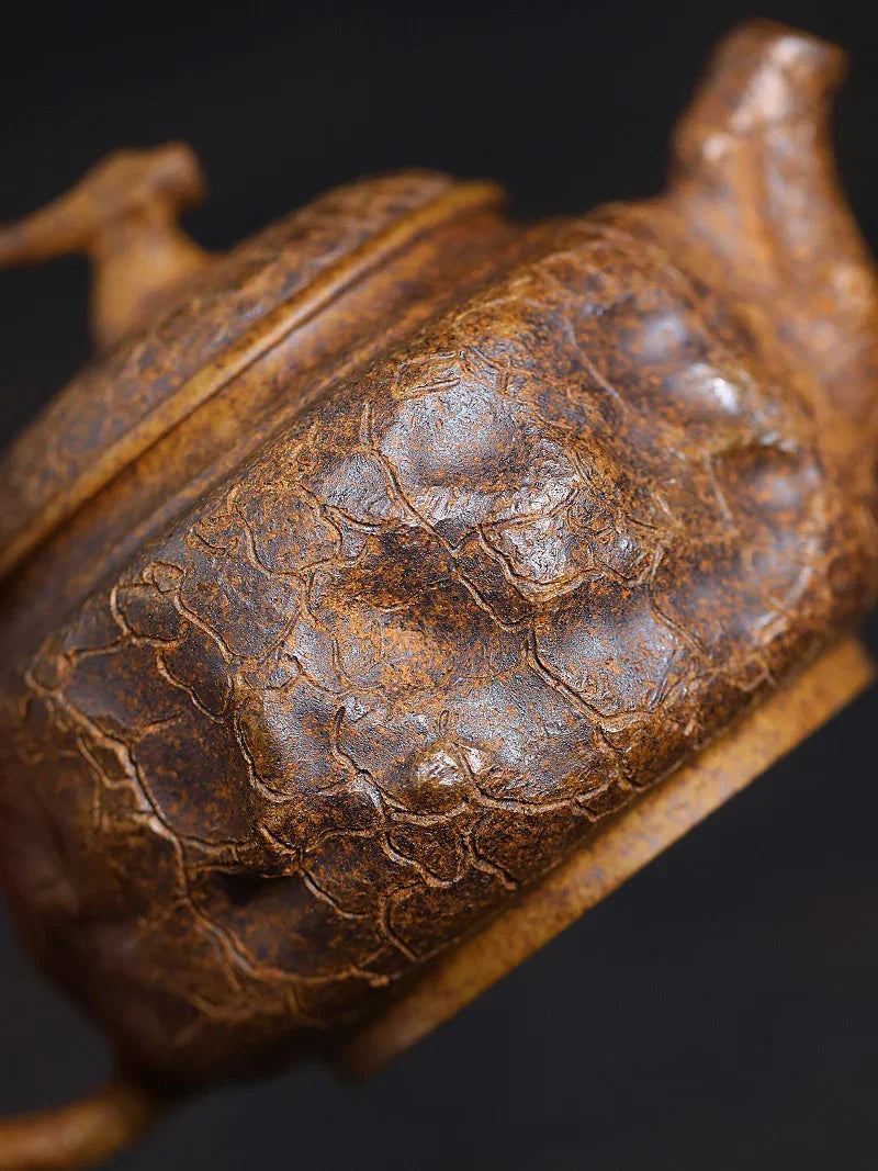 Yixing Zisha Teapot [Zen Gong Chun] (Duan Ni Firewood Firing - 320ml) - YIQIN TEA HOUSE | yiqinteahouse.com | >300ml, teapot, teaware, zisha teapot