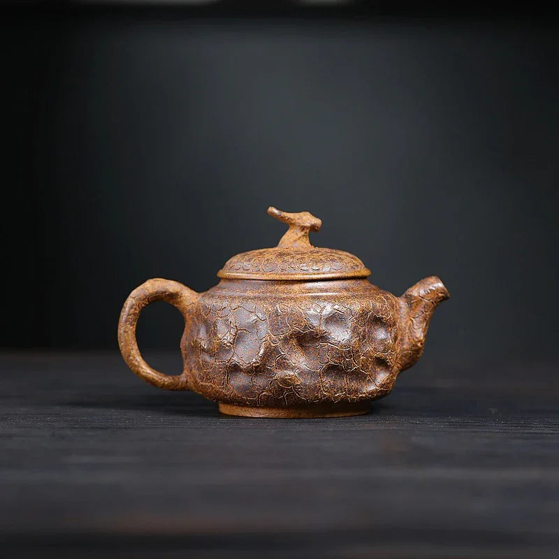 Yixing Zisha Teapot [Zen Gong Chun] (Duan Ni Firewood Firing - 320ml) - YIQIN TEA HOUSE | yiqinteahouse.com | >300ml, teapot, teaware, zisha teapot