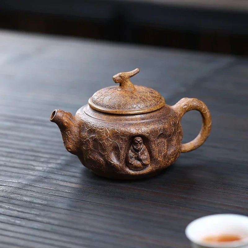 Yixing Zisha Teapot [Zen Gong Chun] (Duan Ni Firewood Firing - 320ml) - YIQIN TEA HOUSE | yiqinteahouse.com | >300ml, teapot, teaware, zisha teapot