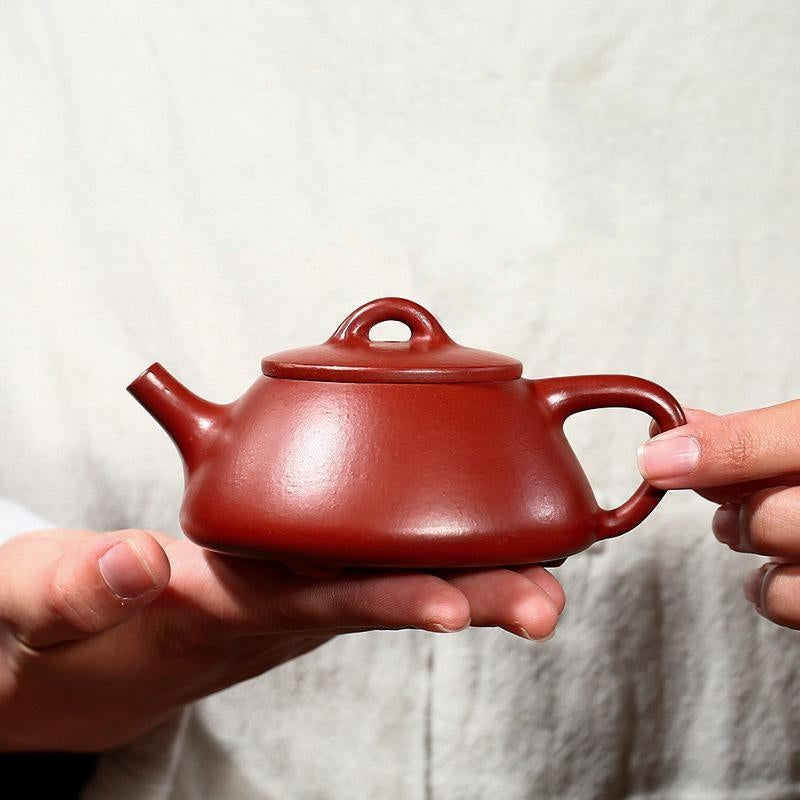 Yixing Zisha Teapot [Ziye Shi Piao] (Dahongpao - 200ml) - YIQIN TEA HOUSE | yiqinteahouse.com | 200-300ml, teapot, teaware, zisha teapot