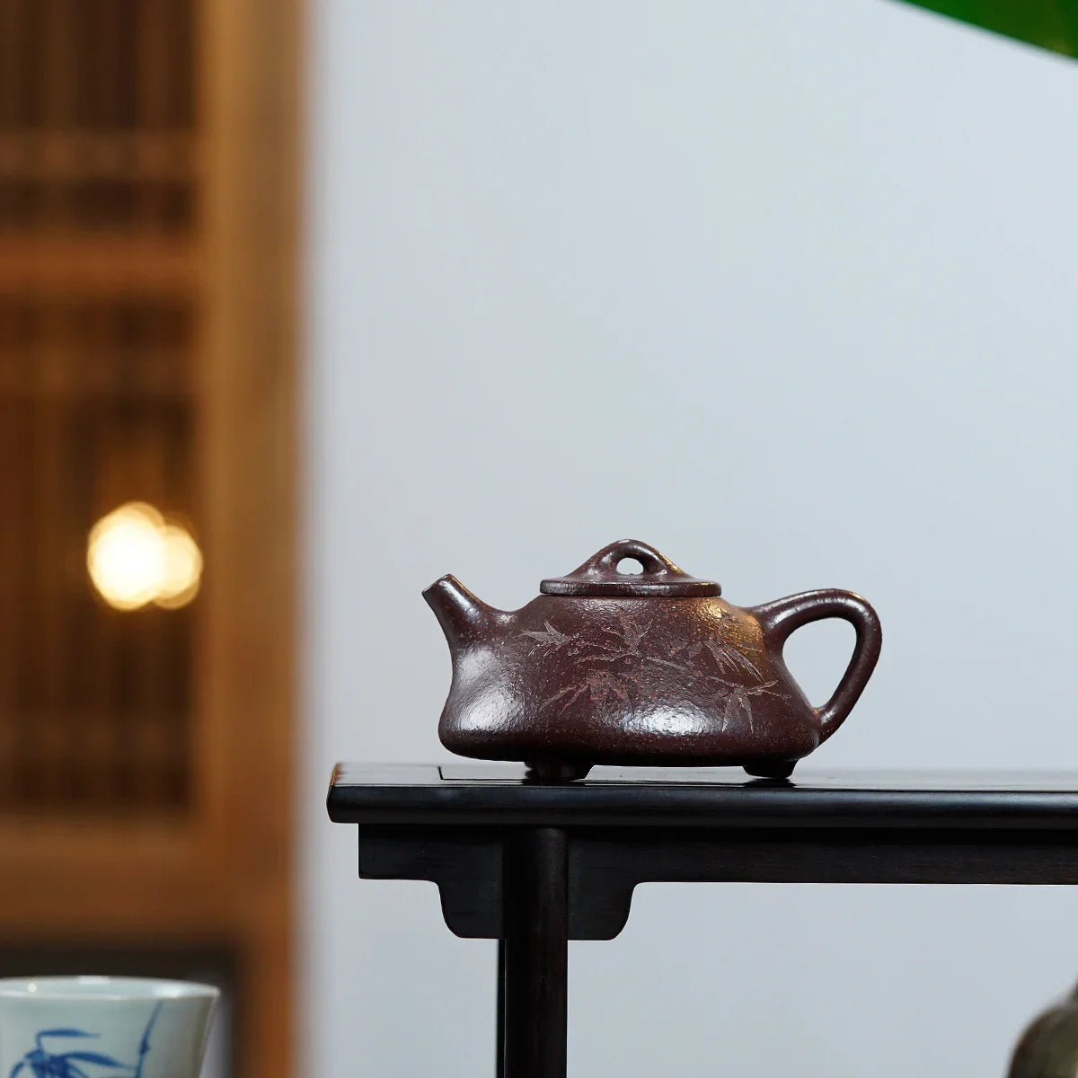 Yixing Zisha Teapot [Ziye Shi Piao] (Zi Ni/Huangjin Duan Ni - 120ml) - YIQIN TEA HOUSE | yiqinteahouse.com | <200ml, teapot, teaware, zisha teapot