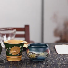 Load and play video in Gallery viewer, Full Handmade Yixing Zisha Master Tea Cup Set [Shanshui]
