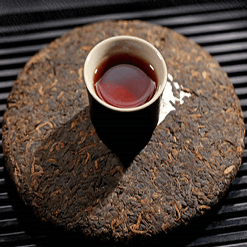 2009 Spring Yunnan Shu Puer Tea Cake [Cang Shan] - YIQIN TEA HOUSE | yiqinteahouse.com | dark tea, pu-er, puer, shu puer, tea