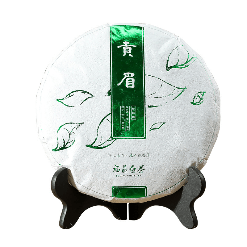 2012 Fuding White Tea Cake [Gong Mei] - YIQIN TEA HOUSE | yiqinteahouse.com | gong mei, tea, white tea