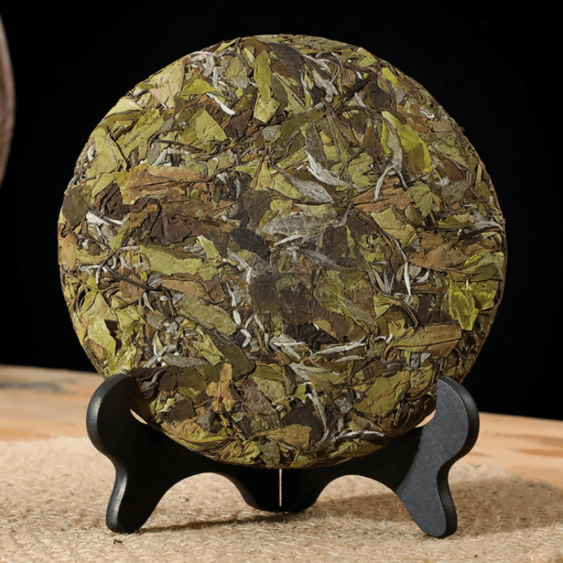 2020 Fuding White Tea Cake [Diancang Gaoshan Gong Mei] - YIQIN TEA HOUSE | yiqinteahouse.com | gong mei, tea, white tea